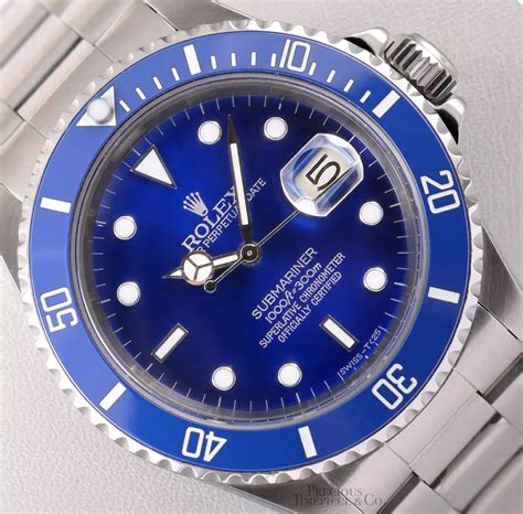 rolex submariner custom blue|rolex submariner list price 2022.